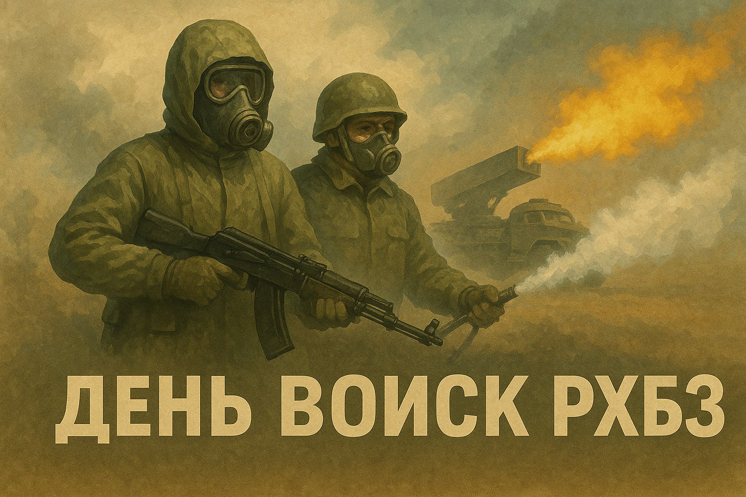 🇷🇺 Сегодня, 13 ноября, поздравляем воинов и специалистов войск радиационной, химической и биологической защиты.