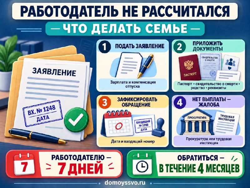 💼 Работодатель не рассчитался после гибели сотрудника